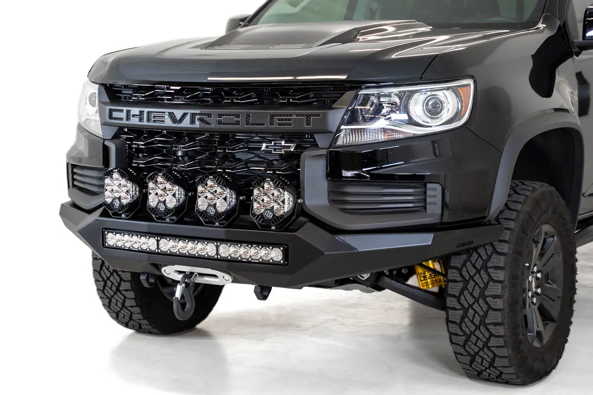 Addictive Desert Designs 2021-2022 Chevy Colorado Zr2 Stealth Fighter Front Bumper - F451202190103 1