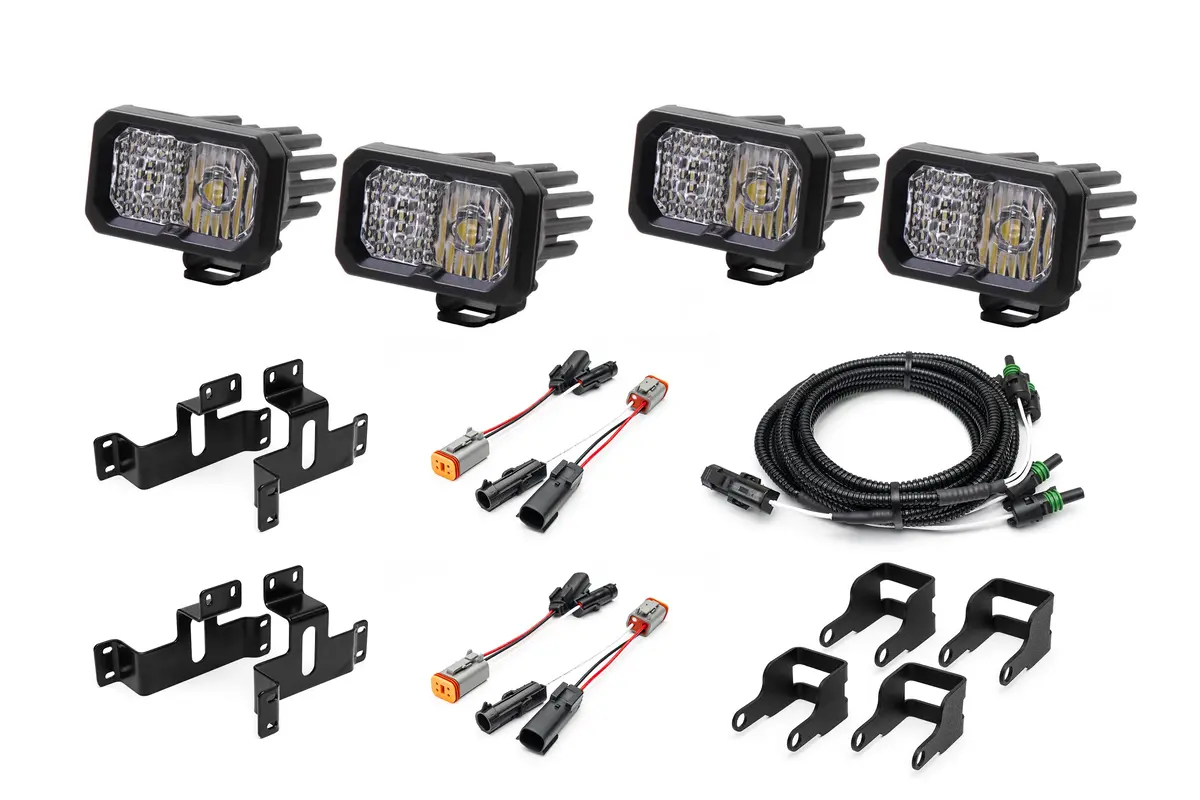 Spv Parts 2021-2026 Ford F-150 & Bronco Raptor Oem Fog Light Upgrade Kit With Brackets And Diode Dynamics Ssc2 Lights 26