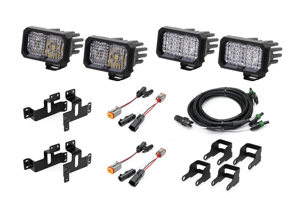 Spv Parts 2021-2026 Ford F-150 & Bronco Raptor Oem Fog Light Upgrade Kit With Brackets And Diode Dynamics Ssc2 Lights 27