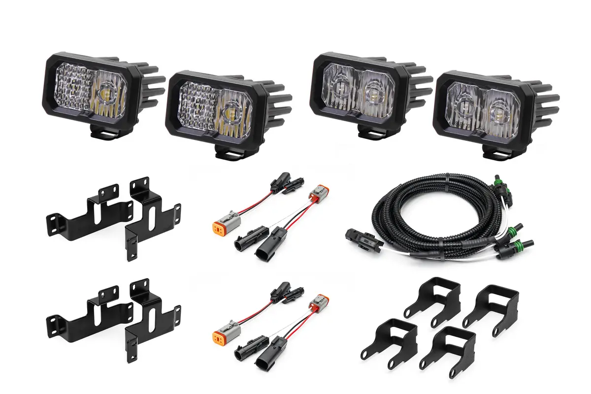 Spv Parts 2021-2026 Ford F-150 & Bronco Raptor Oem Fog Light Upgrade Kit With Brackets And Diode Dynamics Ssc2 Lights 28