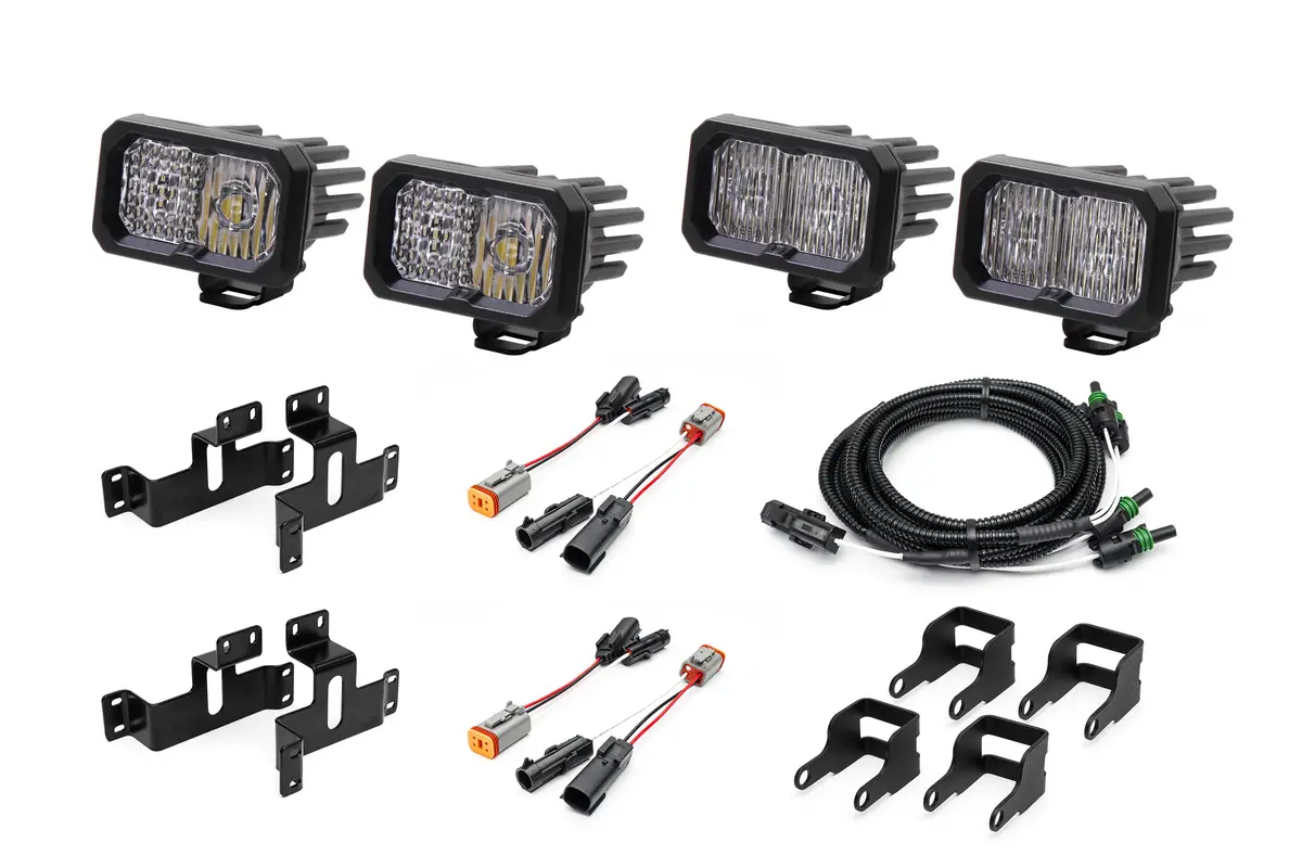 Spv Parts 2021-2026 Ford F-150 & Bronco Raptor Oem Fog Light Upgrade Kit With Brackets And Diode Dynamics Ssc2 Lights 29