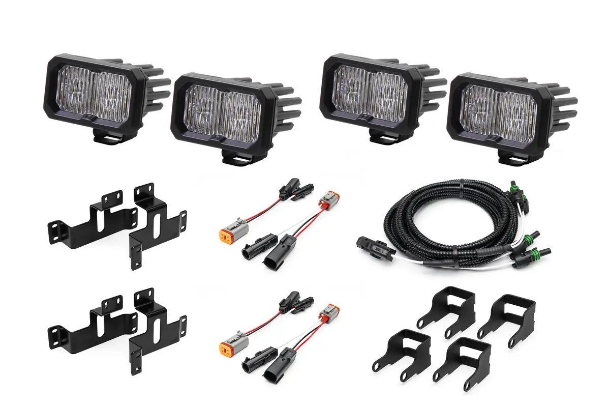 Spv Parts 2021-2026 Ford F-150 & Bronco Raptor Oem Fog Light Upgrade Kit With Brackets And Diode Dynamics Ssc2 Lights 37