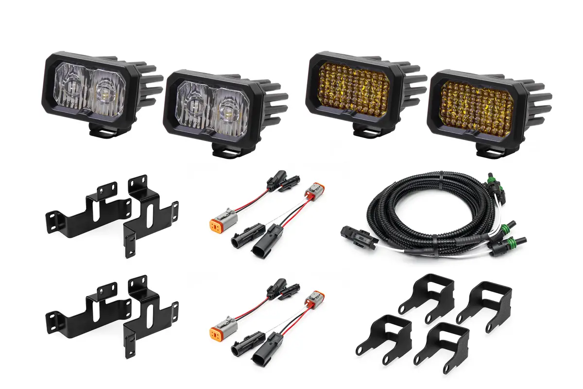 Spv Parts 2021-2026 Ford F-150 & Bronco Raptor Oem Fog Light Upgrade Kit With Brackets And Diode Dynamics Ssc2 Lights 39