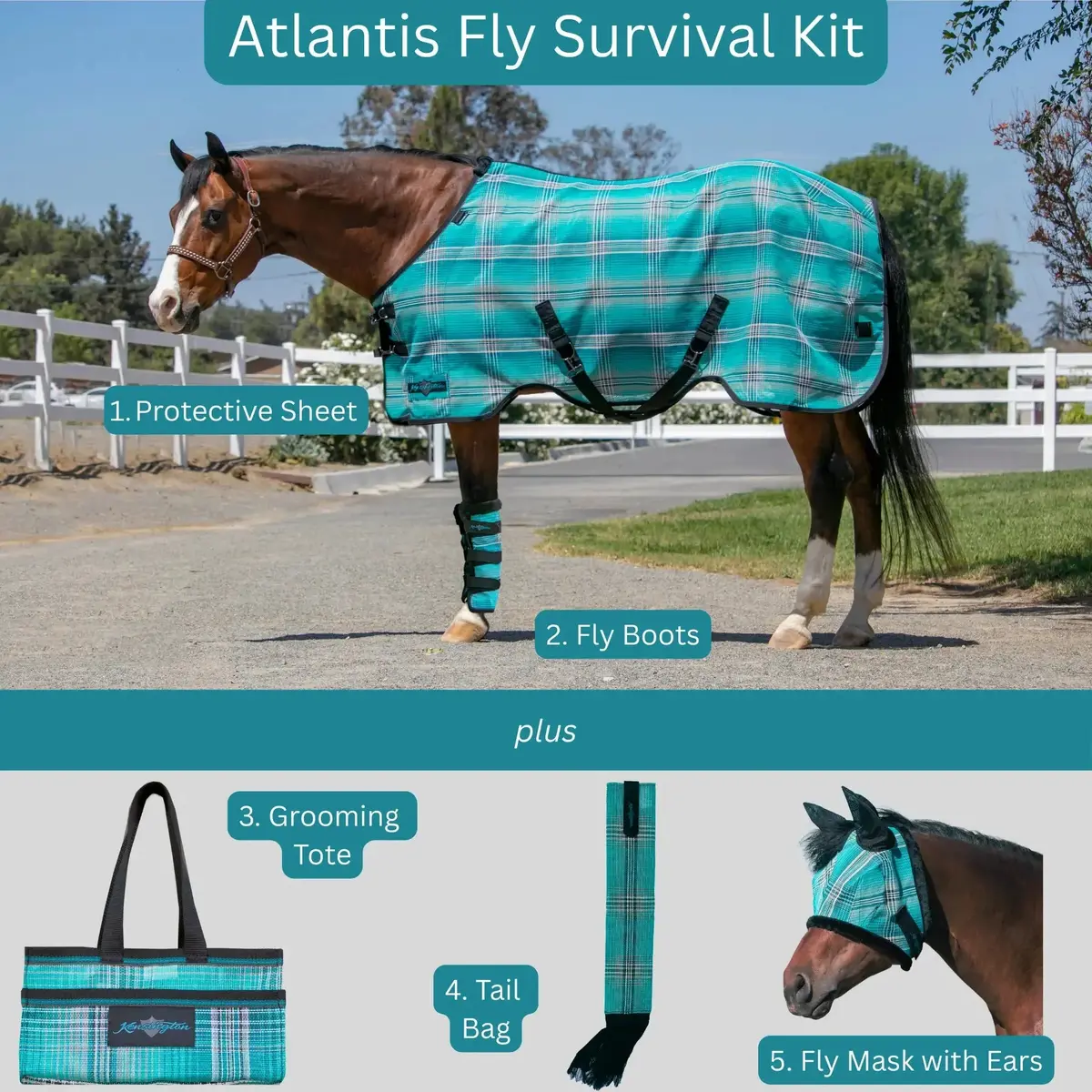 Fly Survival Kit Bundle #3 for Equine Care