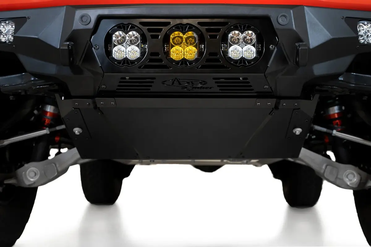 Addictive Desert Designs (Add) 2022 - 2023 Ford Bronco Raptor Bomber & Rock Fighter Front Bumper Skid Plate - Ac26005na03 1