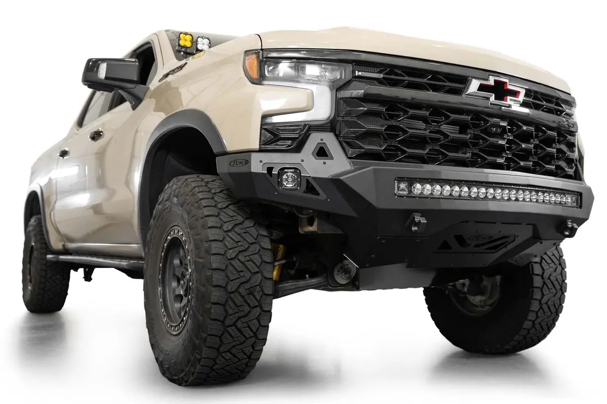 Addictive Desert Designs Chevy Silverado 1500 Zr2 Stealth Fighter Front Bumper 1