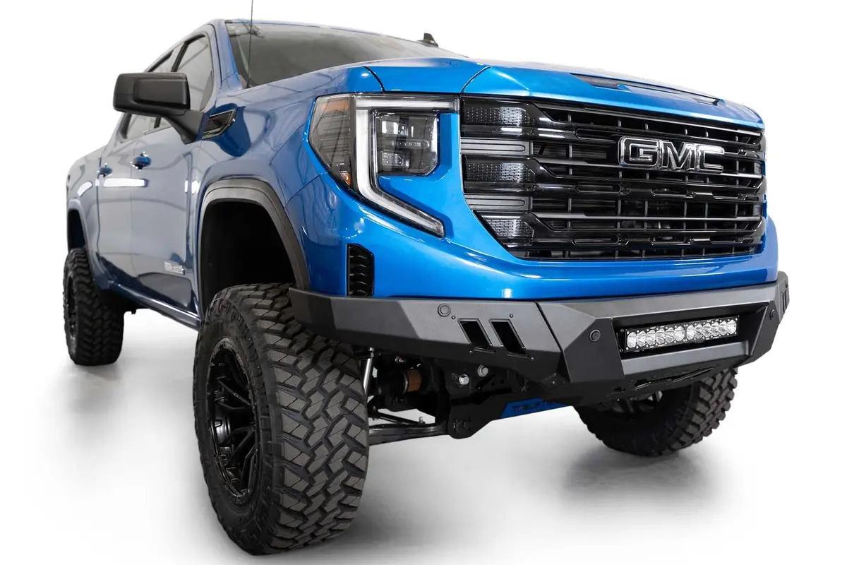 Addictive Desert Designs Gmc 1500 Black Label Front Bumper 1