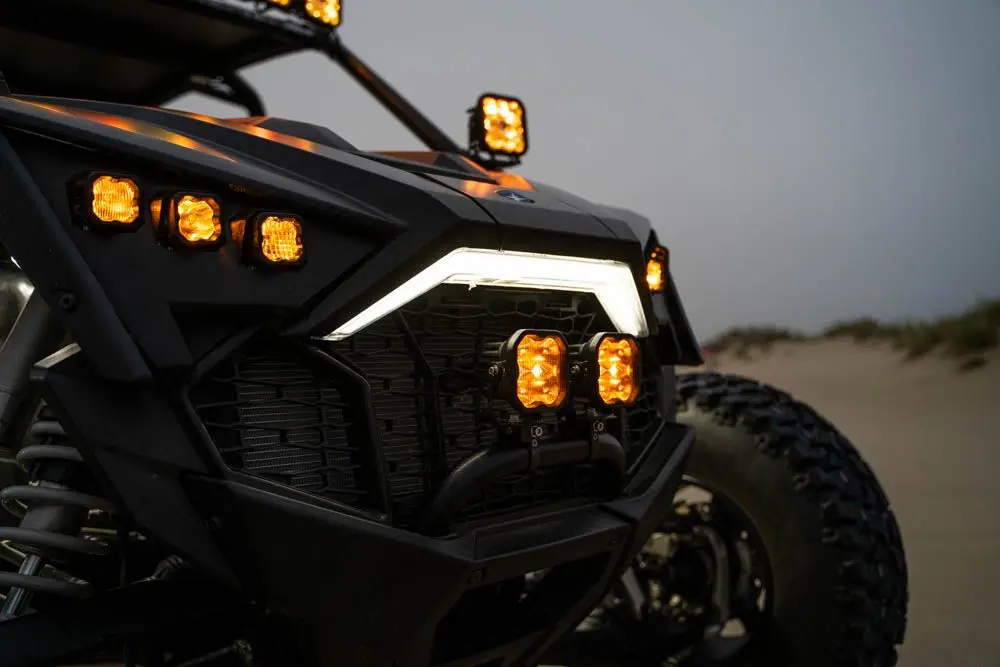 Ss3 Bumper Led Pod Light Kit For 2020-2023 Polaris Rzr Pro 4