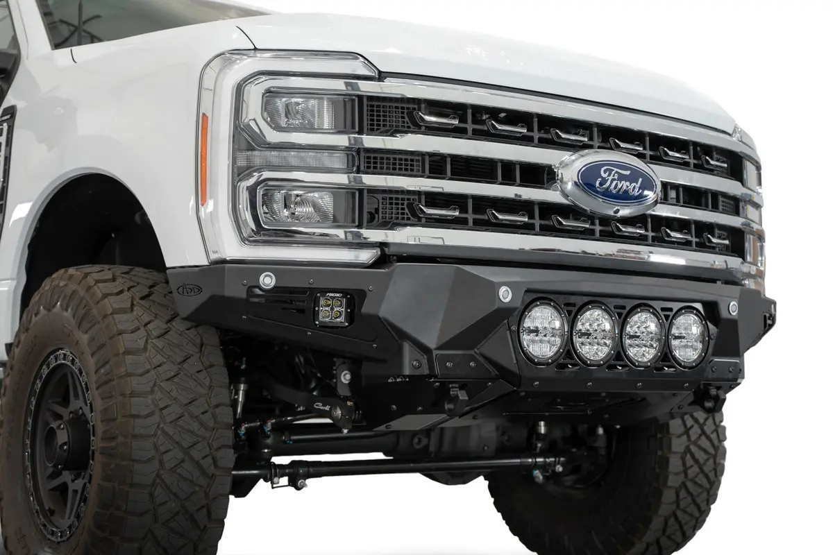 Addictive Desert Designs 2023 Ford Super Duty | Bomber Front Bumper | Rigid 1