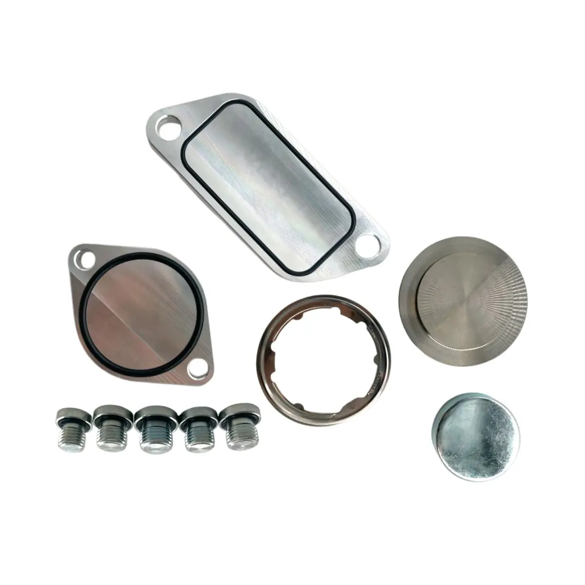 Egr Delete Plates And Plugs For 2010-Present Cummins Isx 15 Cm2250 Cm2350 Plug Kit Stage 2 1