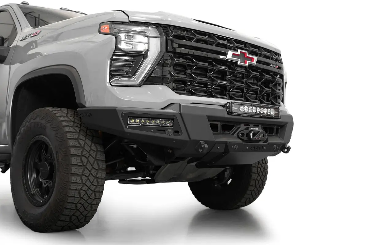 Addictive Desert Designs 2024 Chevy Silverado 2500 Phantom Winch Front Bumper 1