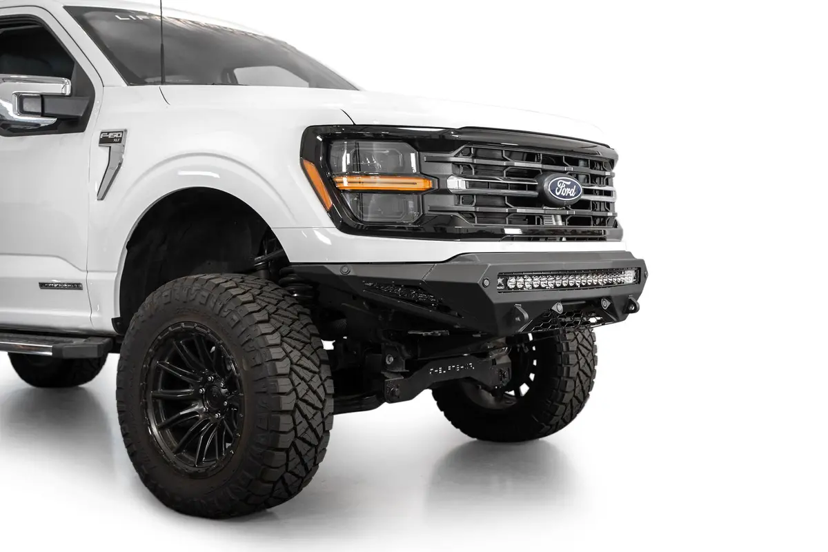 Addictive Desert Designs 2024 Ford F-150 Stealth Fighter Front Bumper 1