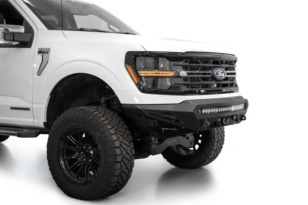 Addictive Desert Designs 2024 Ford F-150 Stealth Fighter Winch Front Bumper 1
