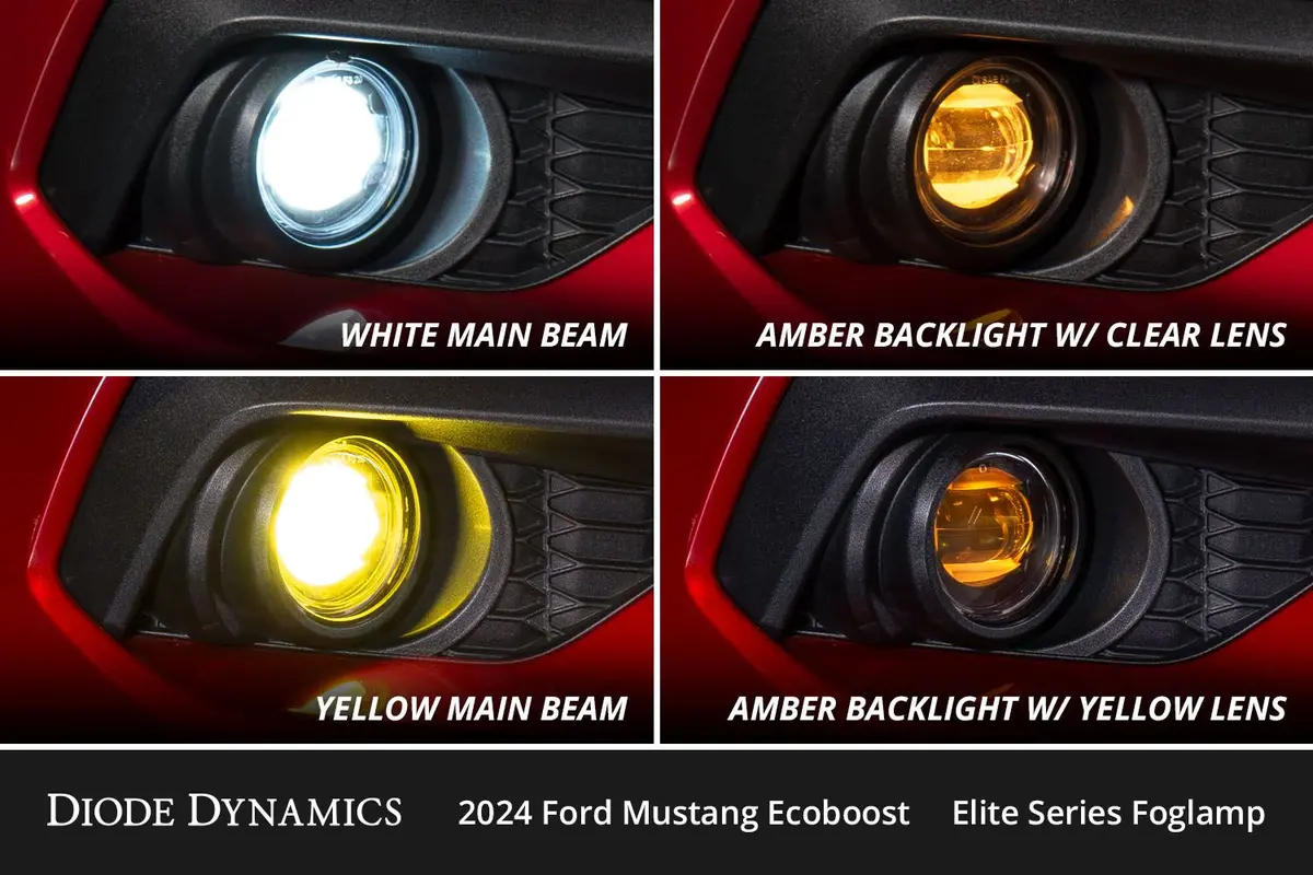 Ss3 / Elite Series Add-On Fog Lamp Kit For 2024-2025 Ford Mustang Ecoboost / Gt 6