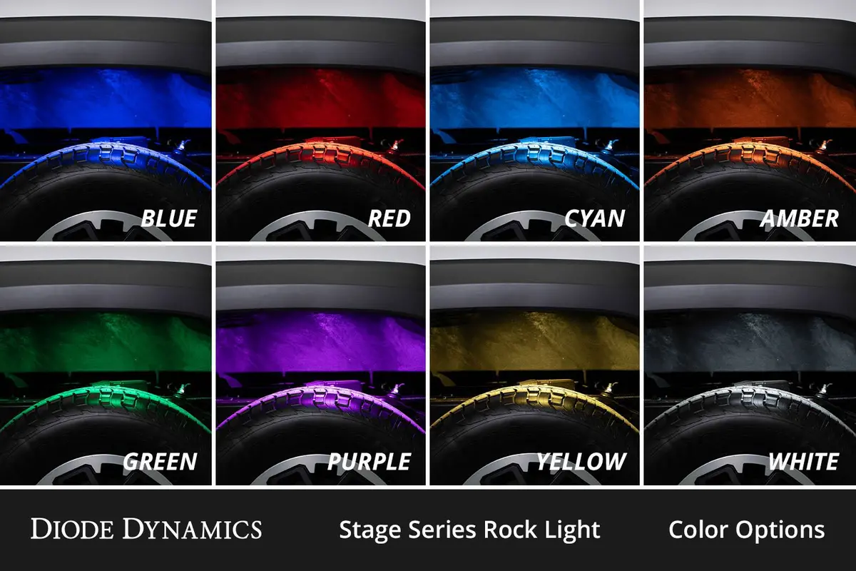 Stage Series Rgbw Led Rock Light Kit ( 4 / 8 / 12 ) Pack 3