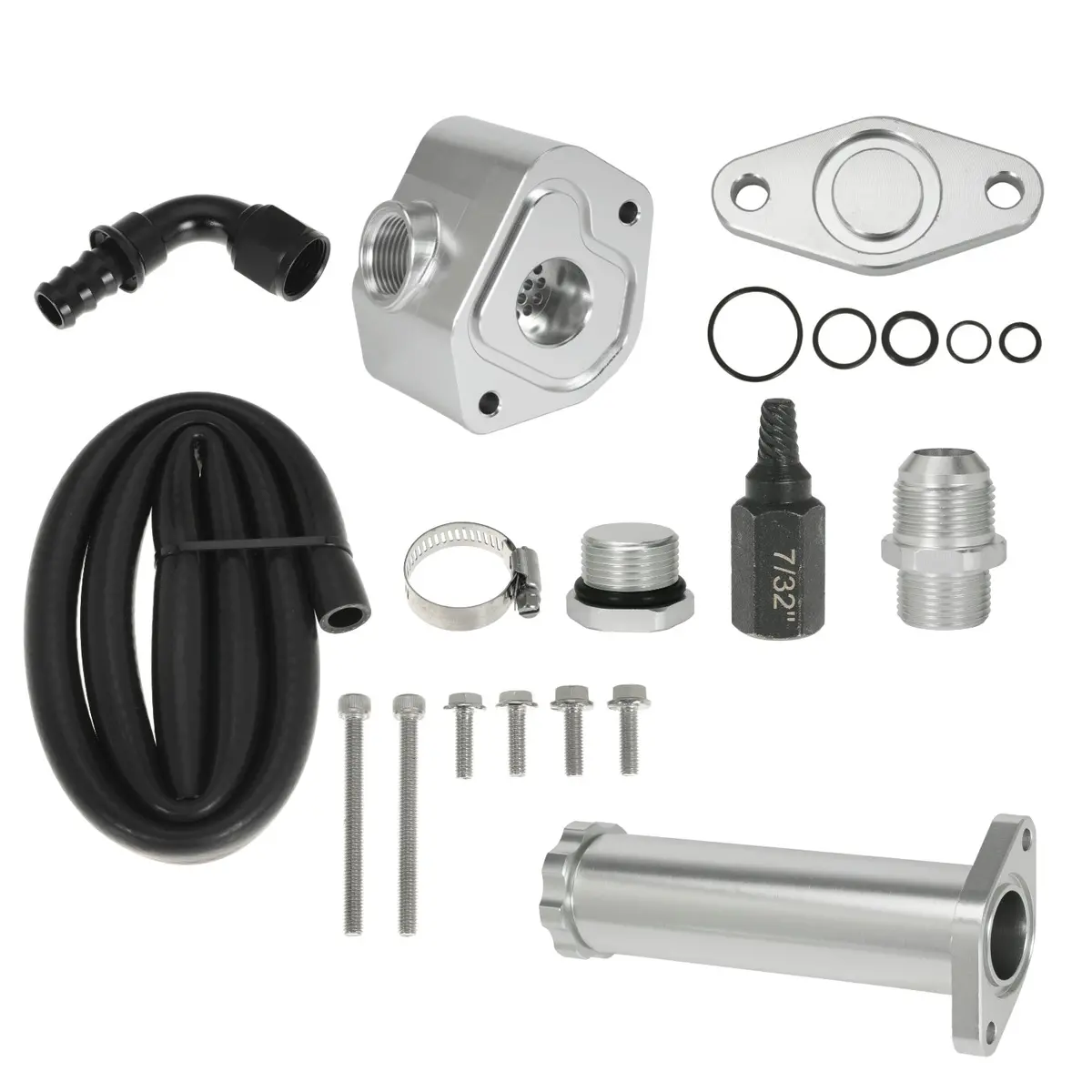 For 2017-2024 L5p 6.6L Duramax Ccv Reroute/Delete Ventilation Kit 1