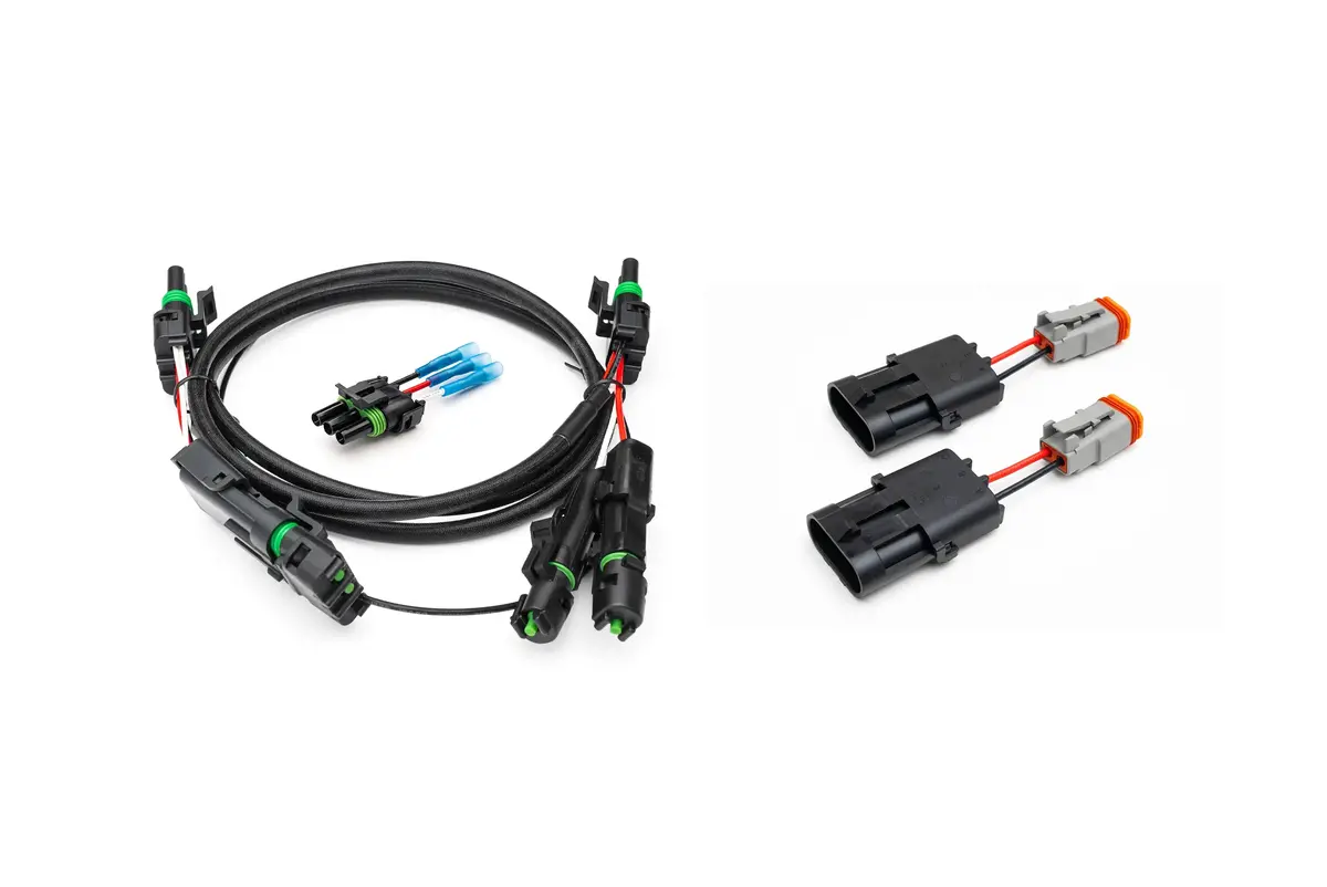 Spv Parts Short Length Rear Harness W/ Add On Connector - Spv Harness System (Works With Many Vehicles, See Details) 3