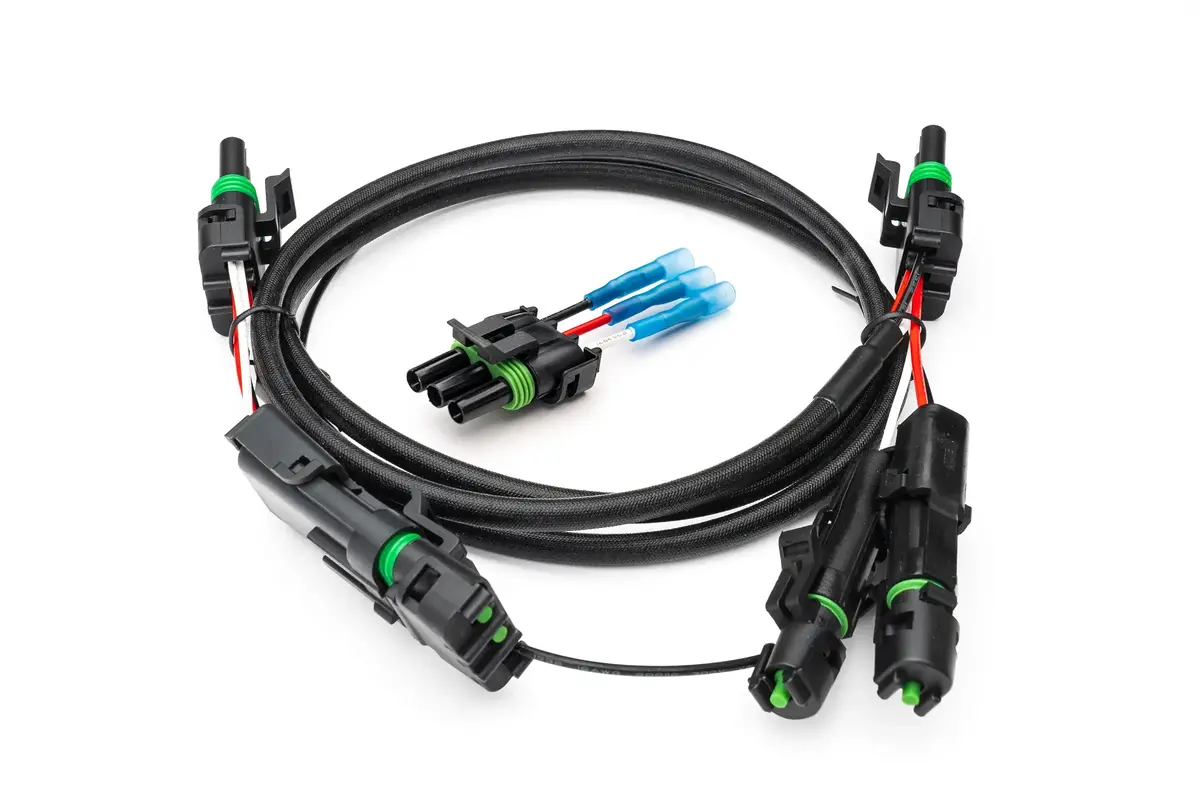 Spv Parts Short Length Rear Harness W/ Add On Connector - Spv Harness System (Works With Many Vehicles, See Details) 1