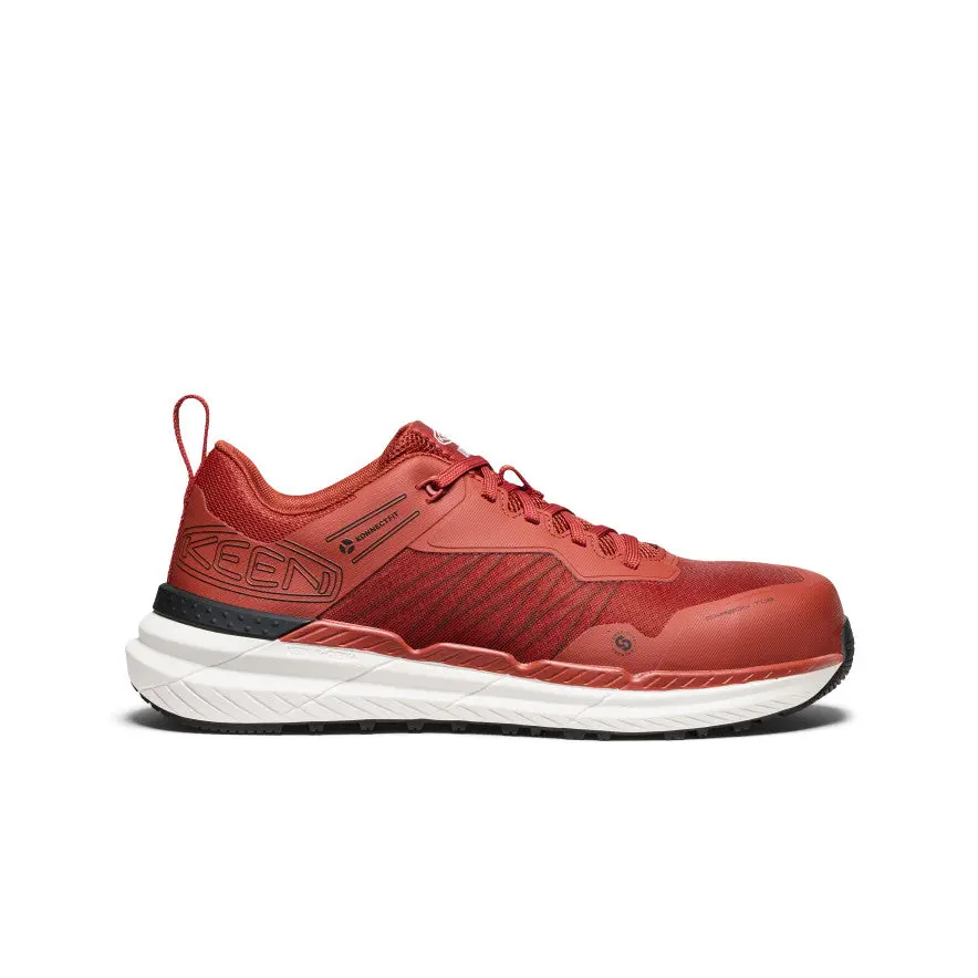 Men's Speedworks Work Sneaker (Carbon Toe)  |  Red Ochre/Black 1