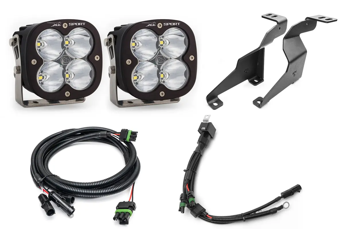 Spv Parts Xl Series Baja Designs - A-Pillar (Ditch) Light Kit For Ford 2021+ F-150 Raptor 11
