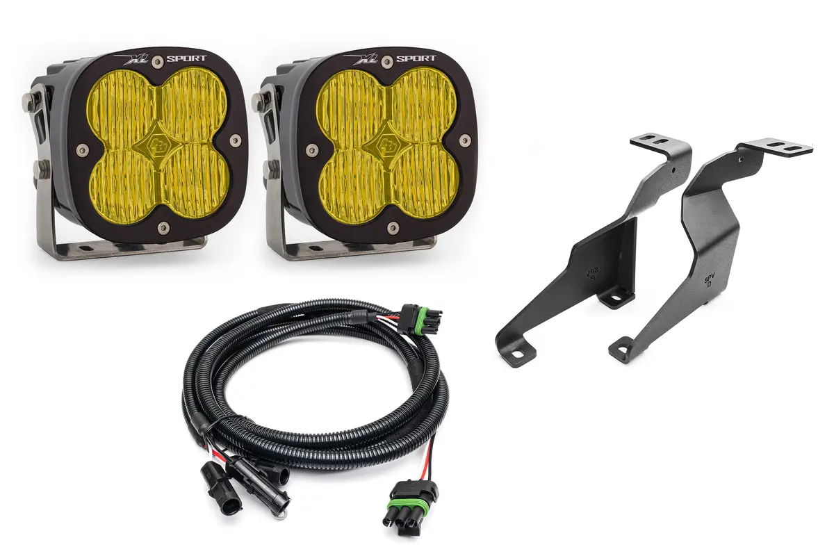 Spv Parts Xl Series Baja Designs - A-Pillar (Ditch) Light Kit For Ford 2021+ F-150 Raptor 13
