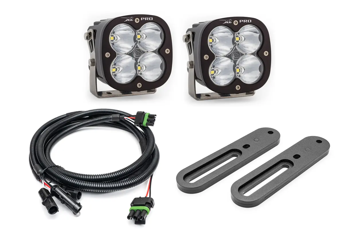 Spv Parts 2021-2025 Ford Bronco Modular A-Pillar Light Kit With Baja Designs Squadron Xl & Xl80's 1