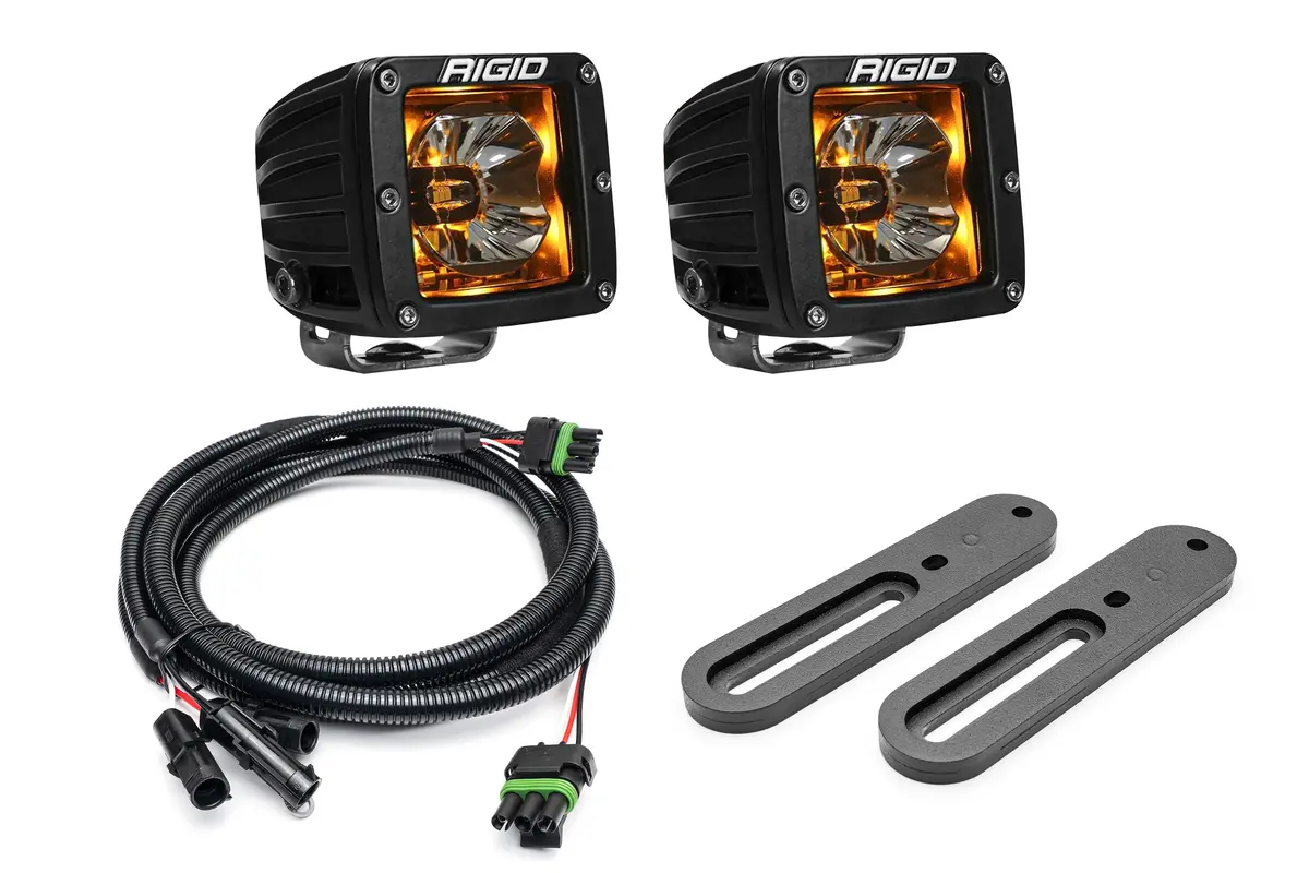 Spv Parts 2021-2025 Ford Bronco Modular A-Pillar Light Kit (Includes Choice Of Rigid Industries Lights & Spv A-Pillar Mounts/Custom Harness) 1