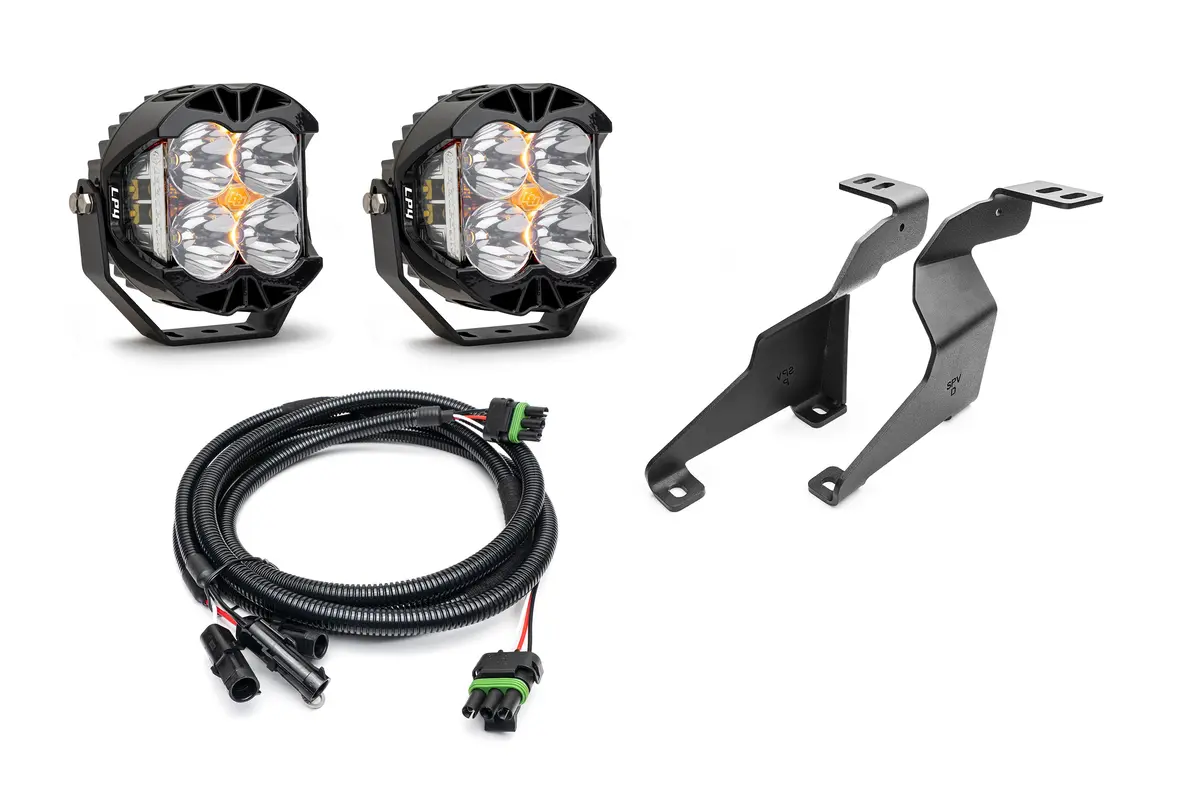 Spv Parts Baja Designs Lp4  A - Pillar (Ditch) Light Kit For Ford 2021+ F-150 Raptor 1