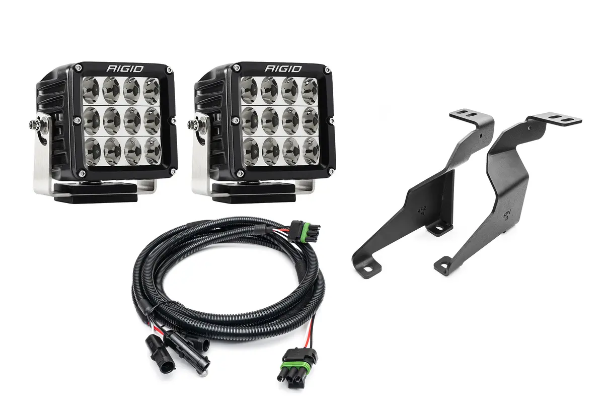 Spv Parts Rigid Xl Series Radiance & Pro - Spv Parts A - Pillar (Ditch) Light Kit For Ford 2021+ F-150 Raptor 3