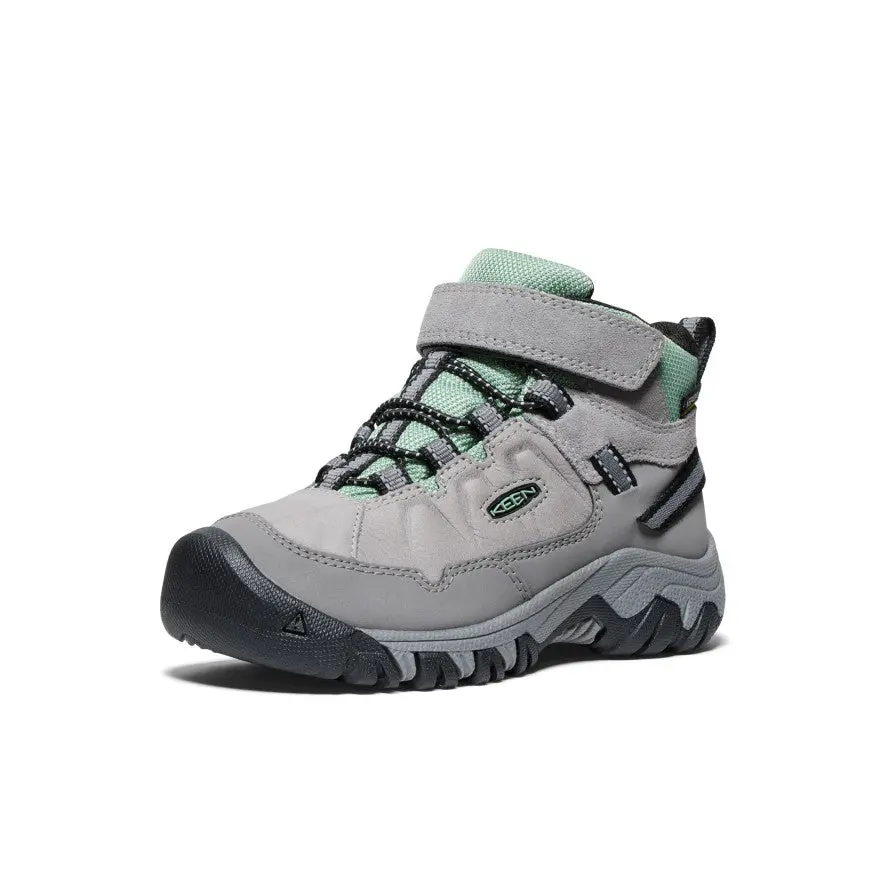 Little Kids' Targhee Iv Waterproof Hiking Boot | Alloy/Granite Green 3