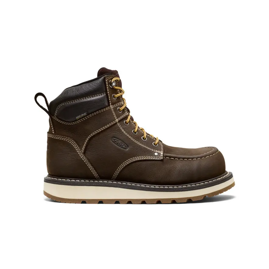 Men's Cincinnati 6" Waterproof Boot (Carbon Toe)  |  Dark Chocolate/Sandshell 1