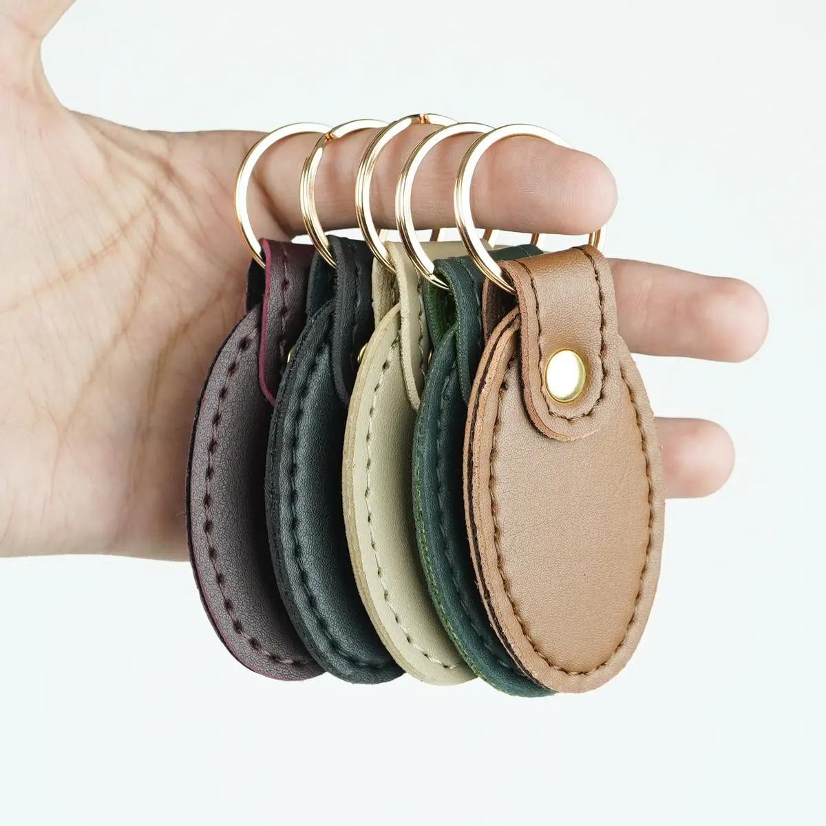 Oval Shape Keychain 2
