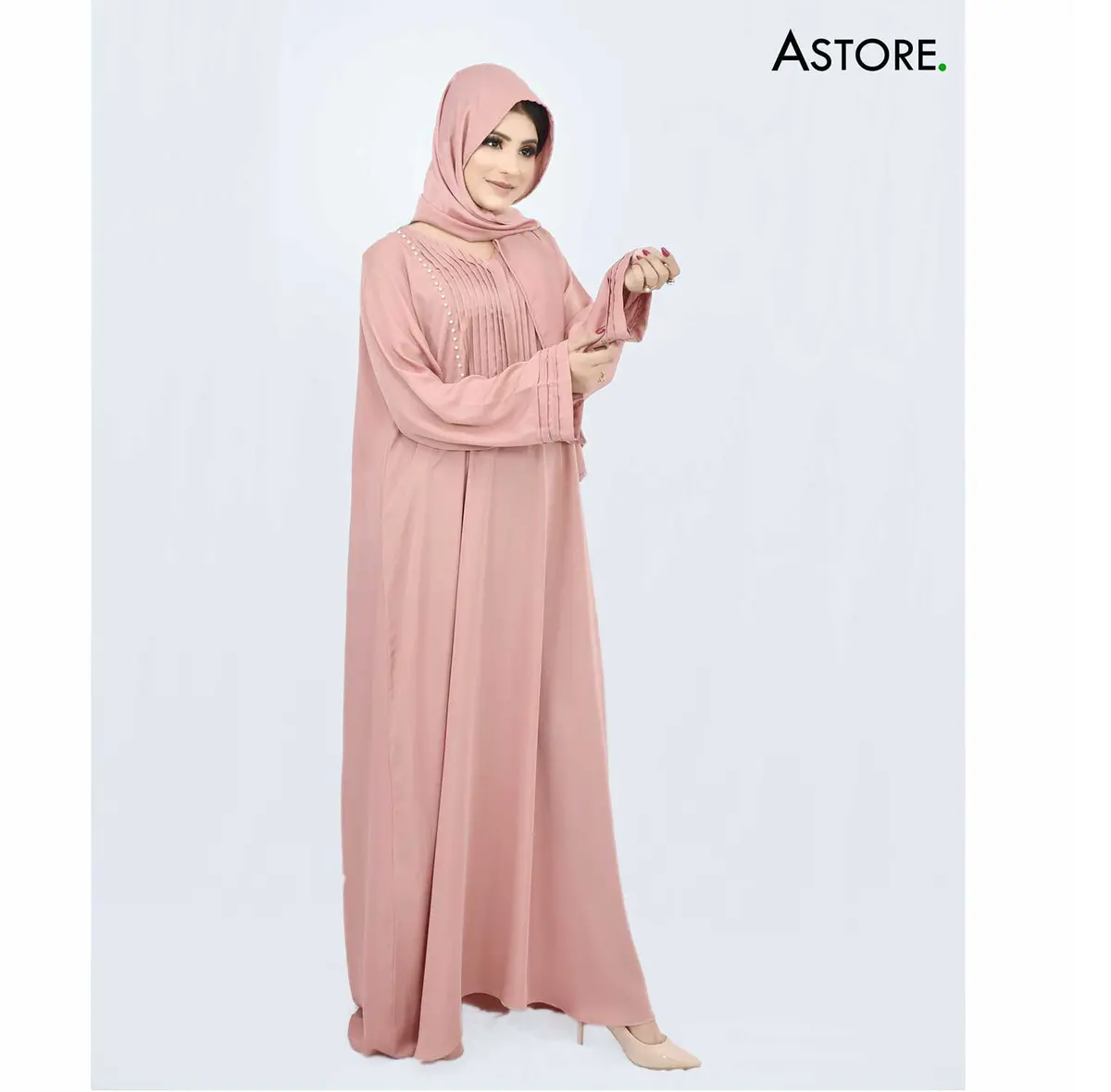 Grace Abaya (Pink) 1