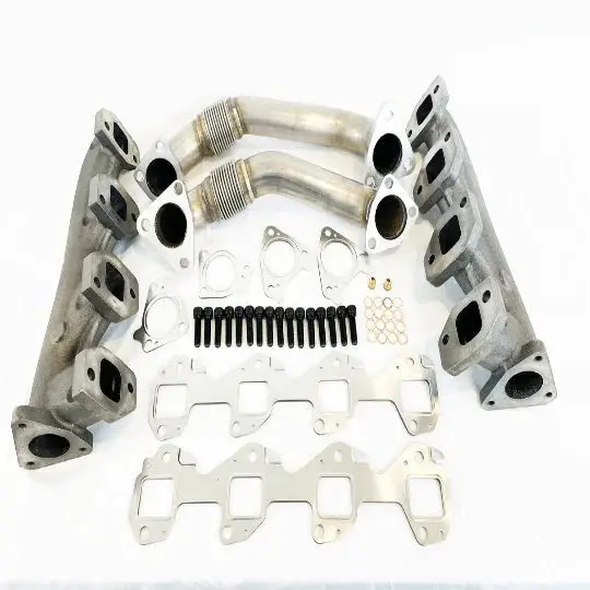 Gdp Exhaust Manifold Kit W/ Up-Pipes (2001-2016 Duramax 6.6L Lb7/Lly/Lbz/Lmm/Lml) 1