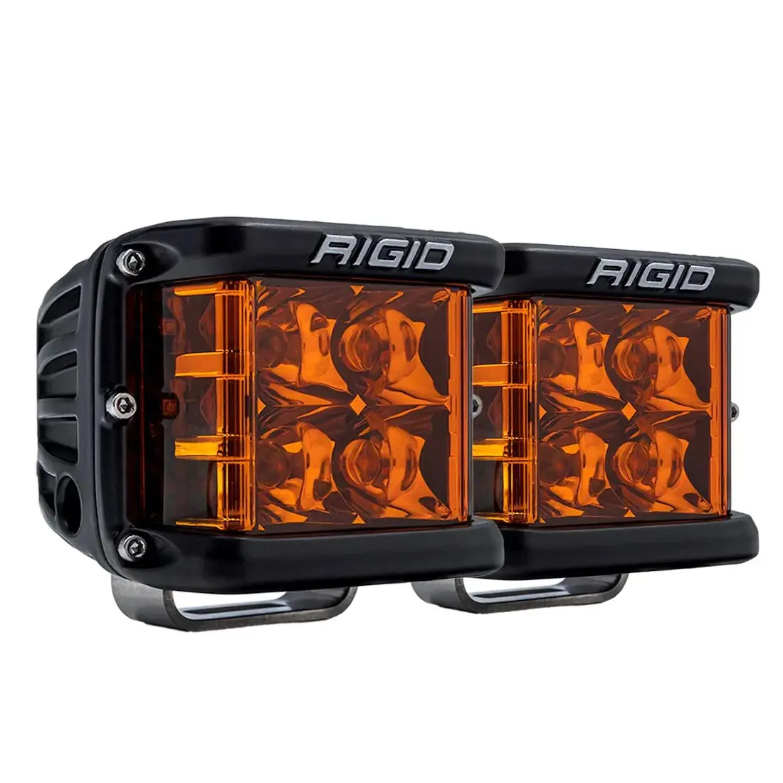 Rigid D-Ss Amber Pro Spot Light Pods (Sold In Pairs) 1