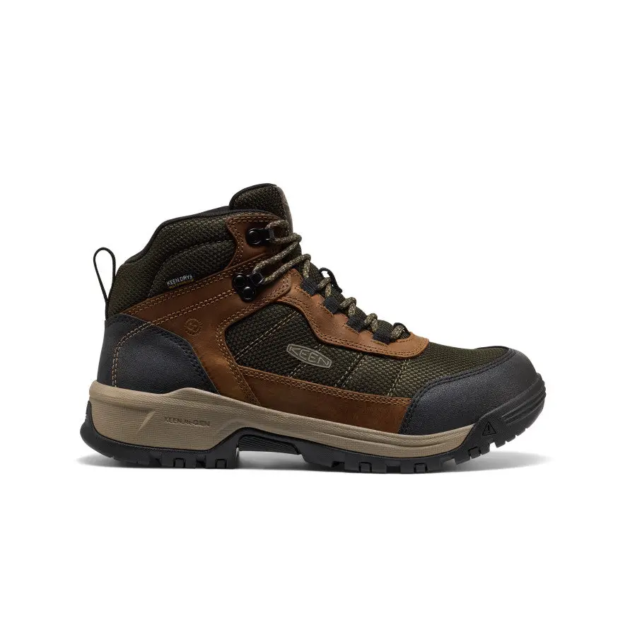 Men's Skokie Waterproof Work Boot (Soft Toe) | Forest Night/Black 1