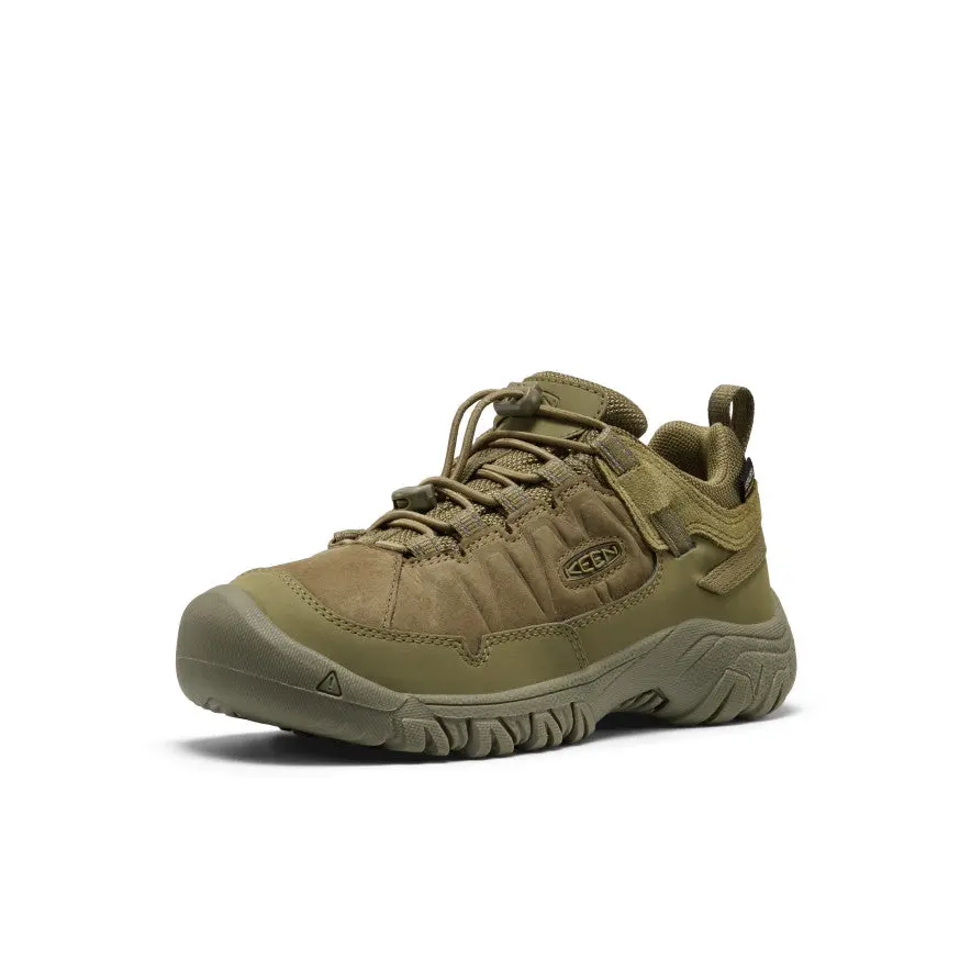 Big Kids' Targhee Iv Waterproof Hiking Shoe | Martini Olive 3