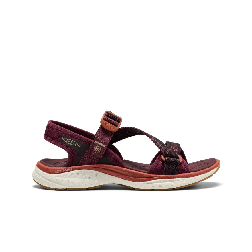 Women's Leiki Open-Toe Sandal  |  Fig/Burnt Brick 1