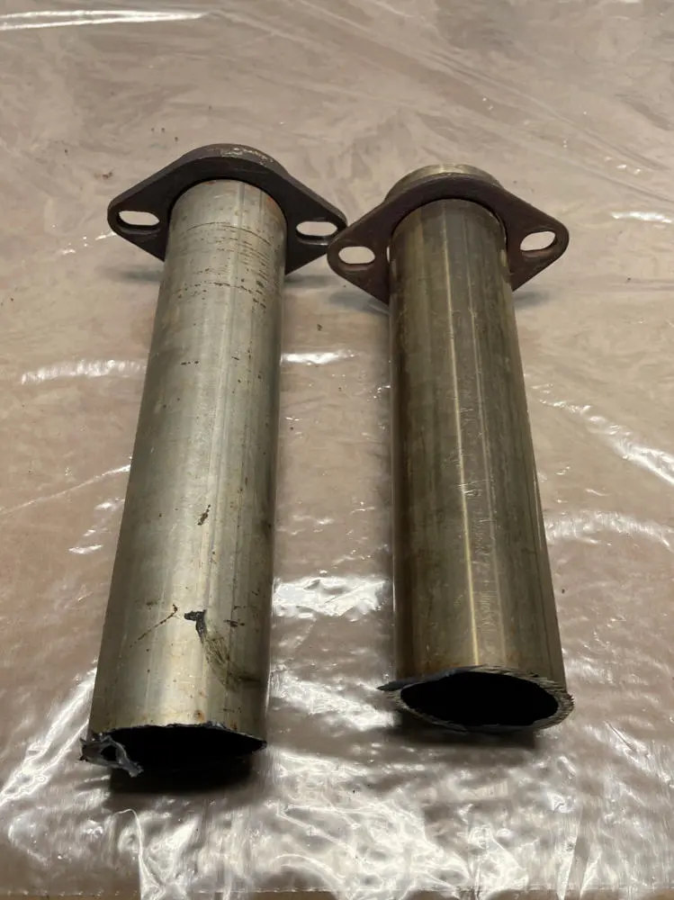 1999-04 Ford Mustang Svt Cobra Mid Pipe To Muffler Pipes 2.5" 1