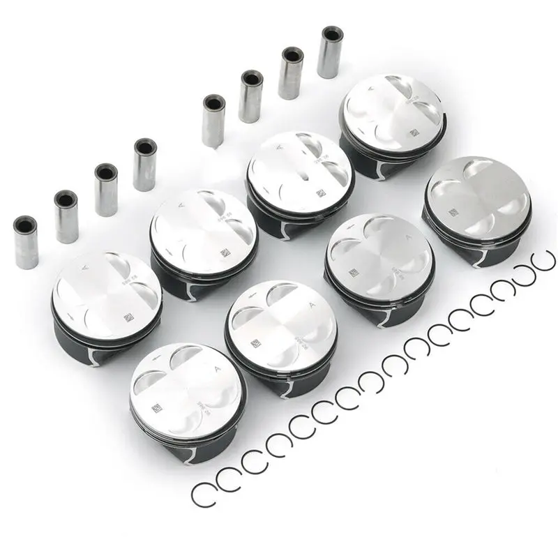 Daysyore Pistons & Rings Set N62b48 11257542292 For Bmw 550I 650I X5 E60 E61 E63 E65 E70 N62b48 4.8L 1