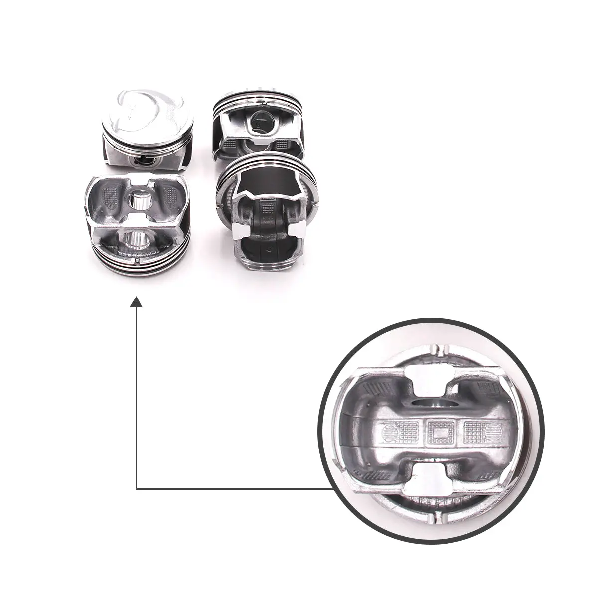 Daysyore G4kj Engine Overhaul Rebuild Kit Crankshaft & Bearing & Pistons For Hyundai Kia 2.4L 2