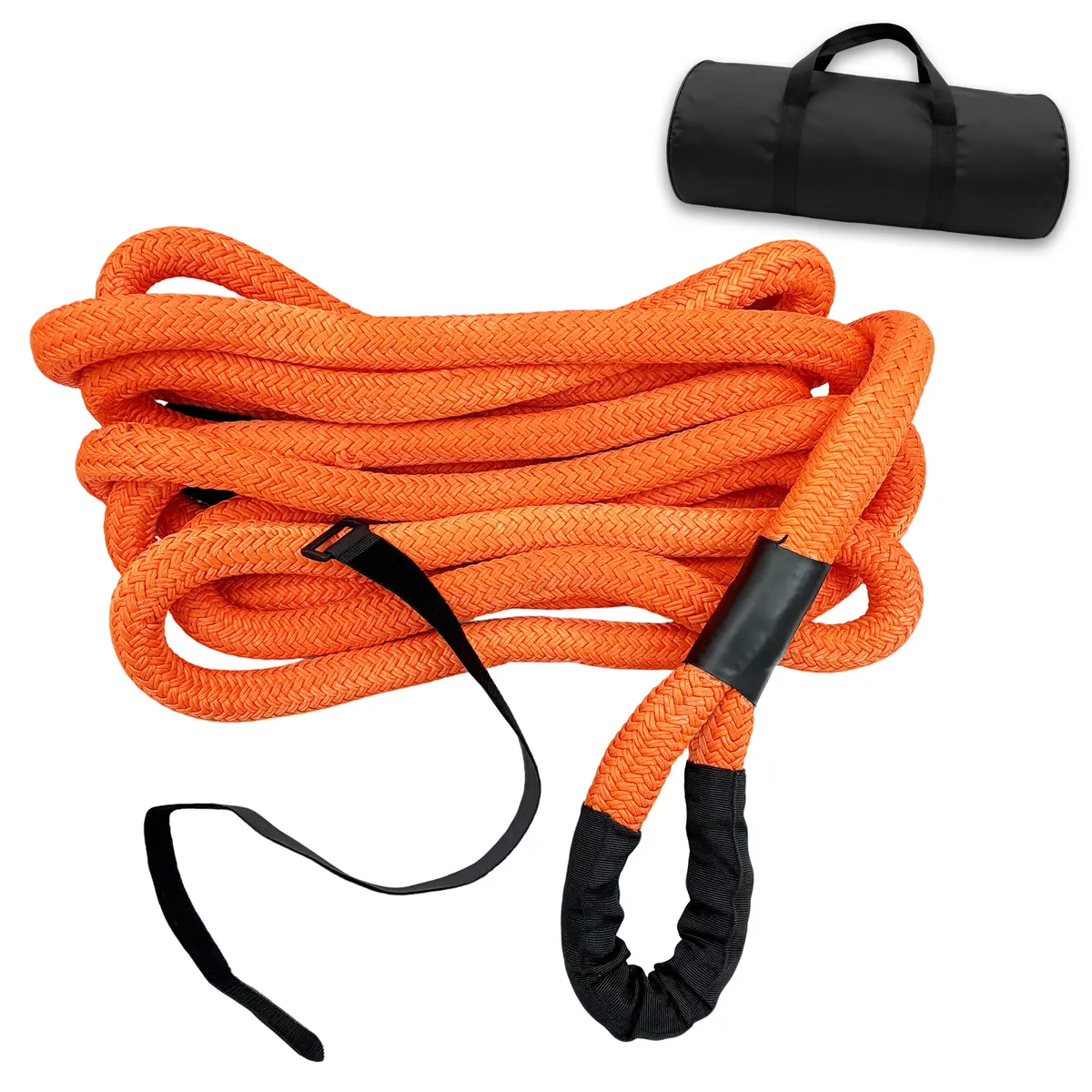 Seguler 1" X 30Ft Kinetic Recovery Rope 35,000 Lbs Breaking Strength For Truck & Suv Extraction 1
