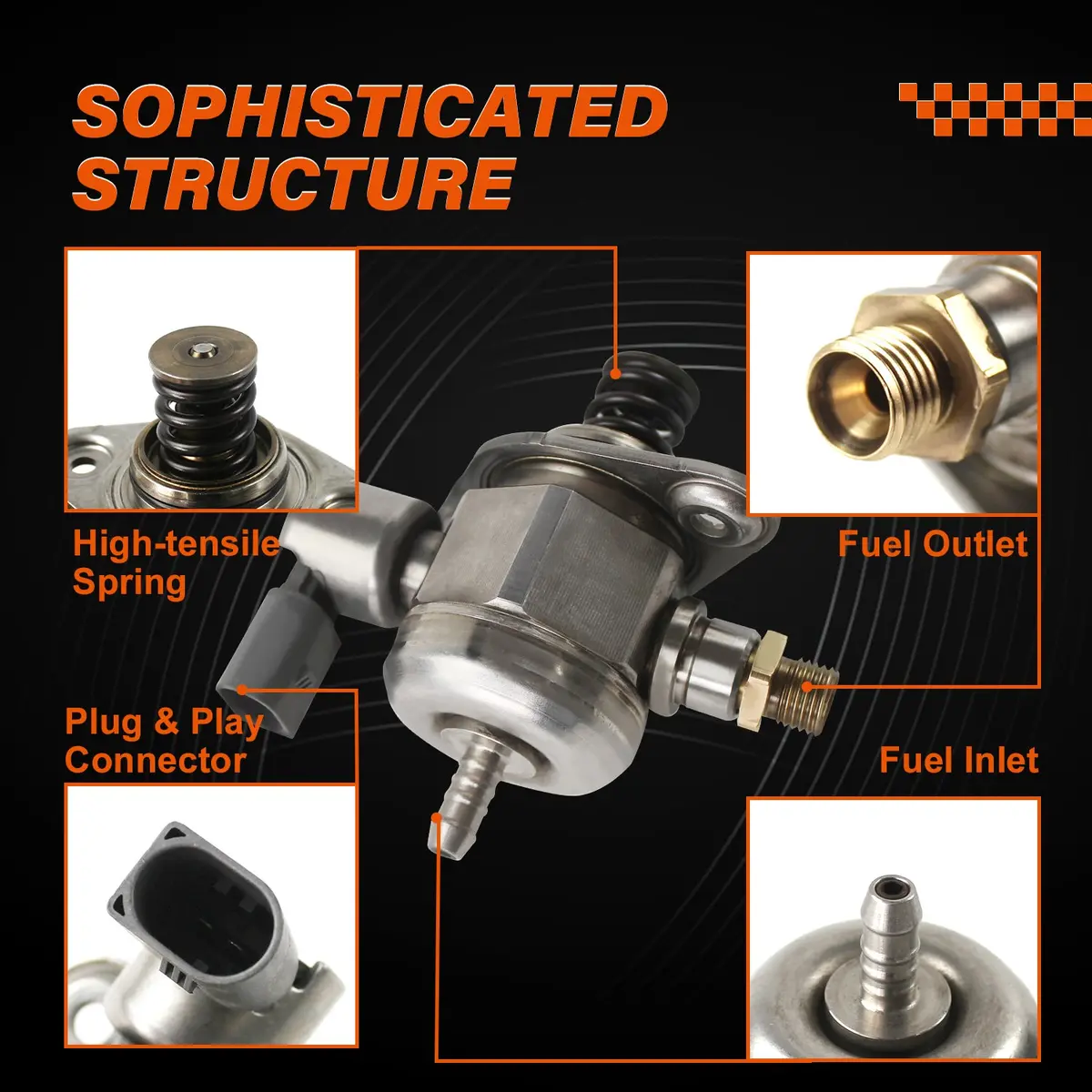 Daysyore High Pressure Fuel Pump 06A127026a/B For Volkswagen Passat Golf Beetle 1.8T 2.0T 2