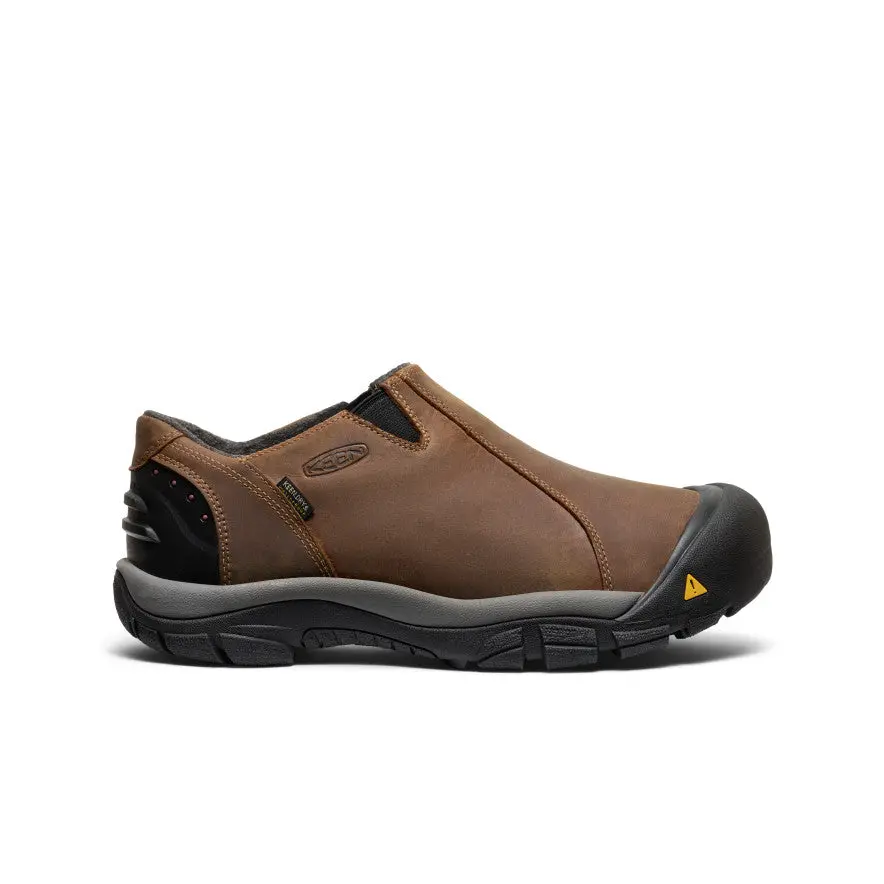 Men's Brixen Waterproof Shoe Wide  |  Slate Black/Madder Brown 1