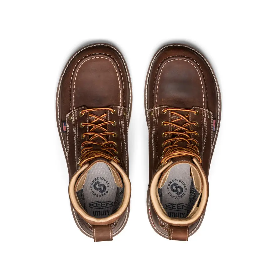 Men's Liberty 8" Waterproof Boot (Carbon Toe) | Chestnut/Gum 4