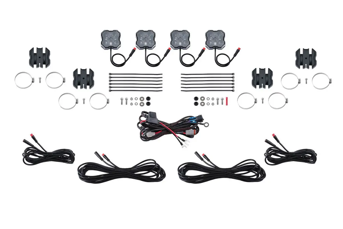 Stage Series Universal Rock Light Sxs Installer Kit (4 Or 8 Pack) 5