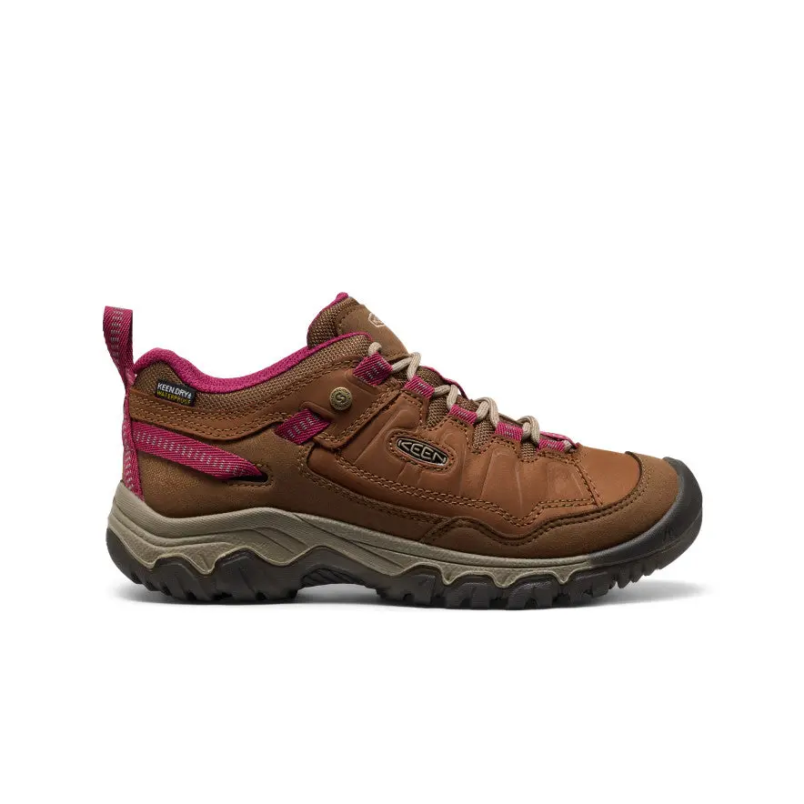 Women's Targhee Iv Waterproof Hiking Shoe  |  Bison/Beaujolais 1