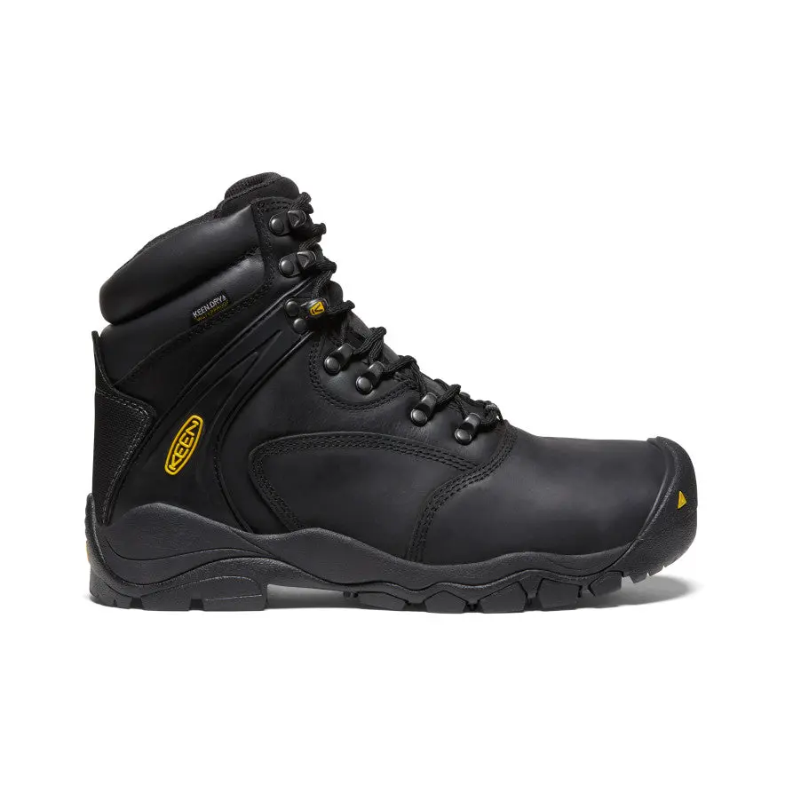 Men's Louisville 6" Waterproof Boot (Steel Toe) | Black 1