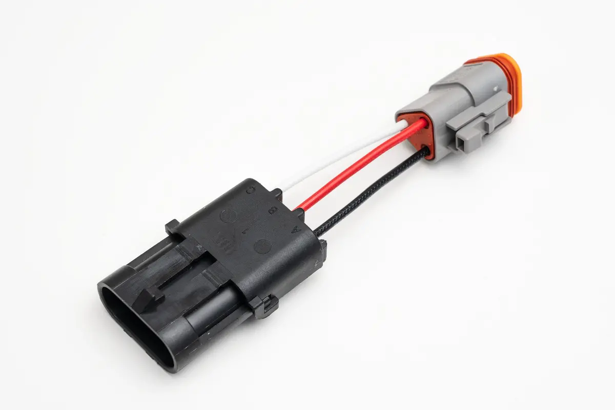 Spv Parts Harness 3 Pole Dt Connector Adapters (Single) - Spv Harness System (Works With Many Vehicles, See Details) 1