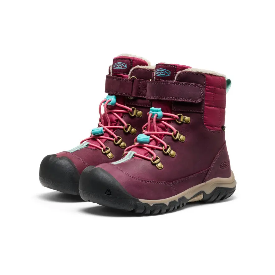 Big Kids' Kanibou Waterproof Winter Boot | Fig/Pink Lemonade 2